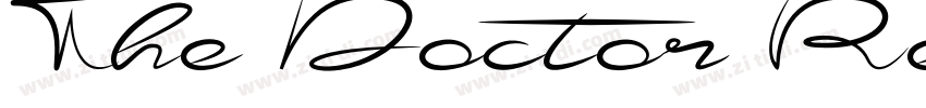 The Doctor Regular字体转换 The Doctor Regular字体转换